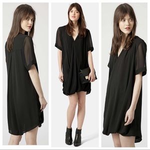 Topshop Wrap Tunic Dress