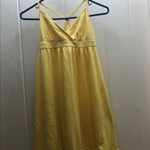 yellow kid size dress summer