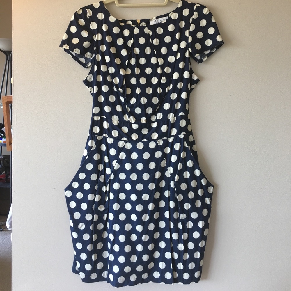 EUC Closet London Tulip Dress Polkadot size 10