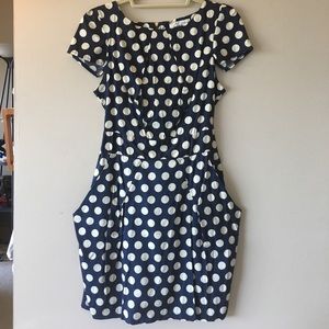 EUC Closet London Tulip Dress Polkadot size 10