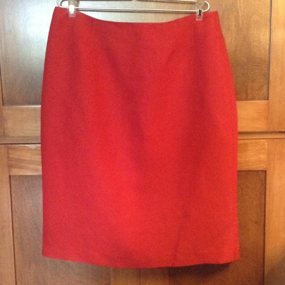 Red Pencil Skirt