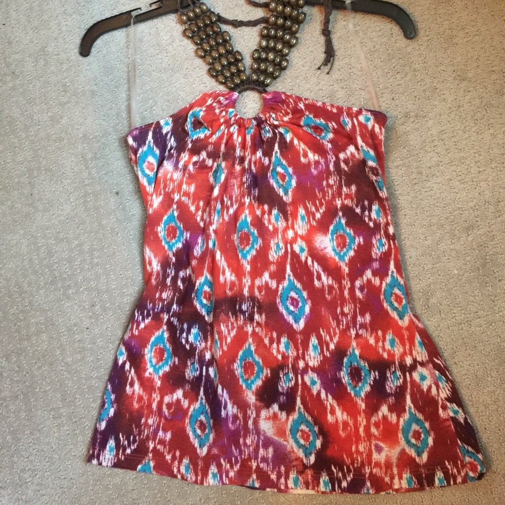 Boho beaded halter
