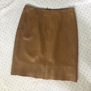 Banana Republic 100% leather amazing skirt!