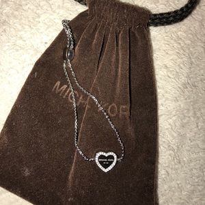 Authentic Michael kors heart bracelet