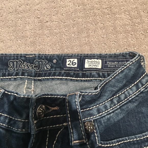 PRICE DROP Miss Me skinny jeans size 26 - Picture 4 of 4