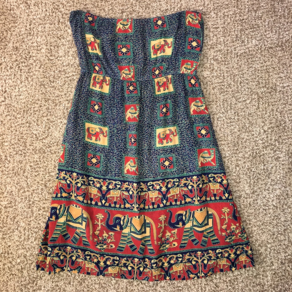 Strapless dress Urban Renewal by Urban Outfitters