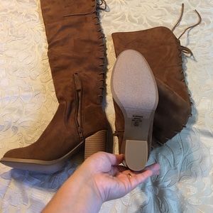 ***SUMMER SALE ONLY**Above knee lace up boots