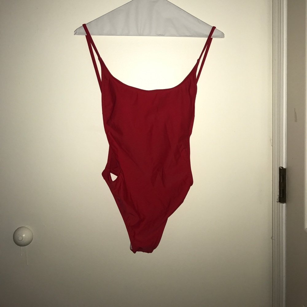 Sunny co red Pamela bathing suit
