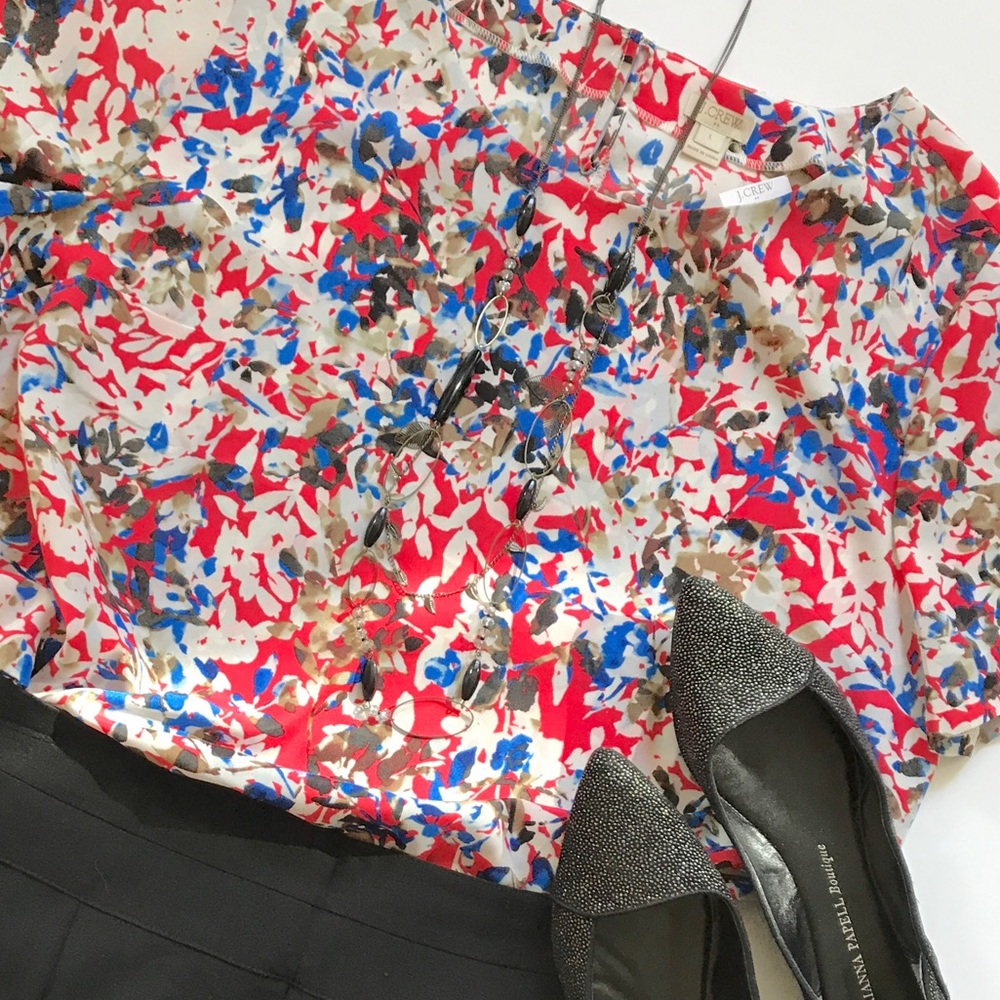 NWT! J.crew pattern top