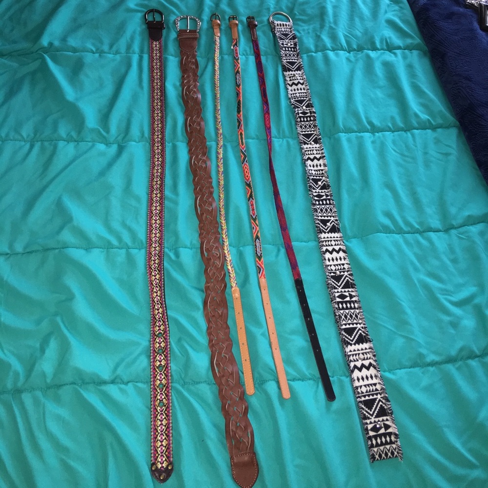 assorted belts