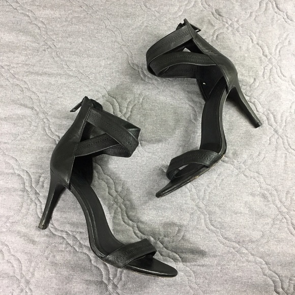 Joie Shoes - Joie Strappy Black Leather Sandals 39.5