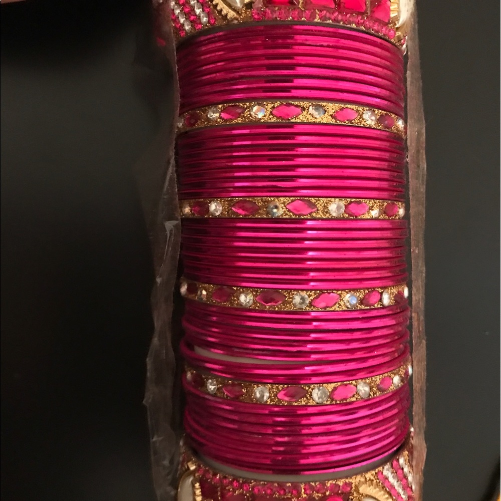 Pink bangles