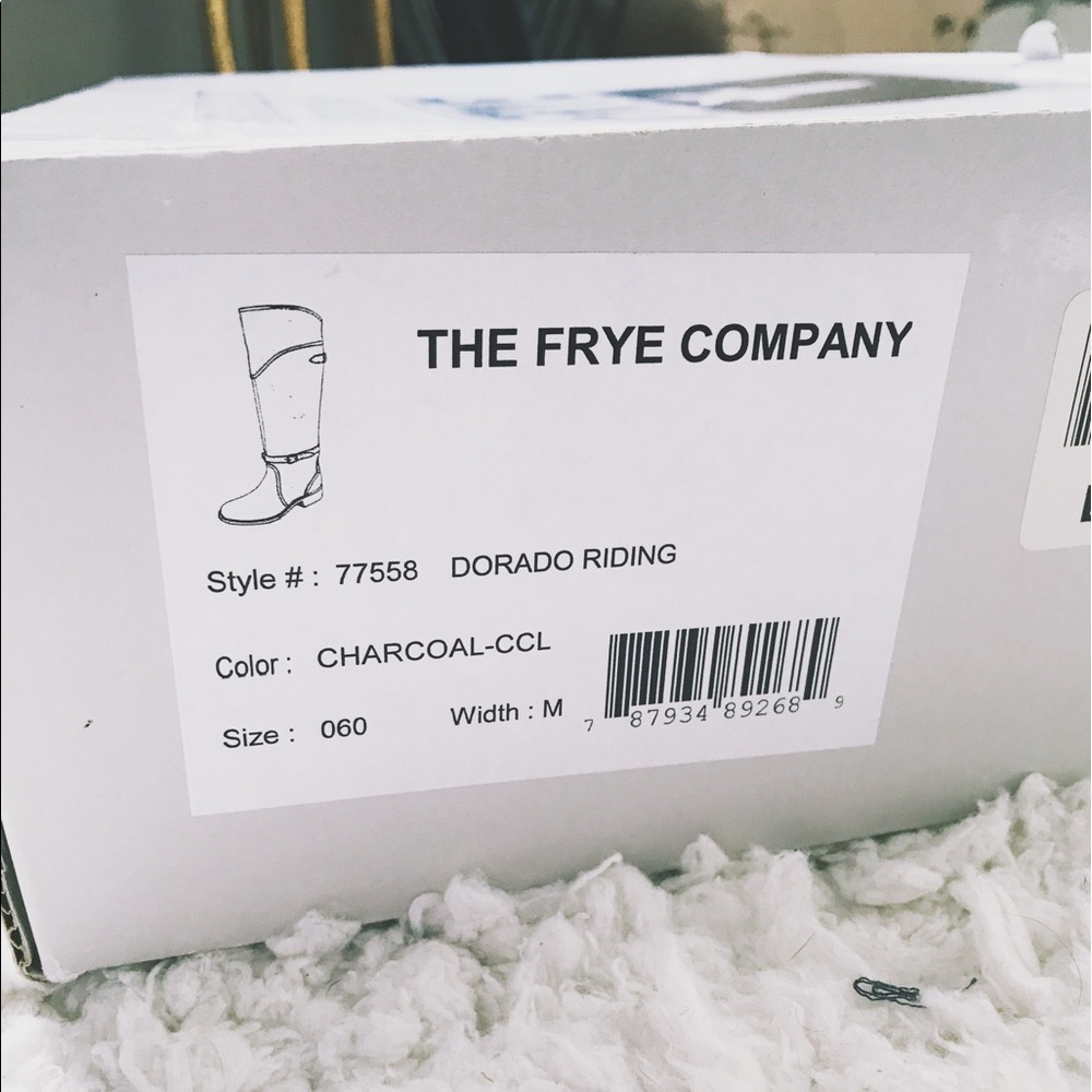 ⭐️Frye Dorado Riding Boot in Charcoal⭐️ - Picture 3 of 7