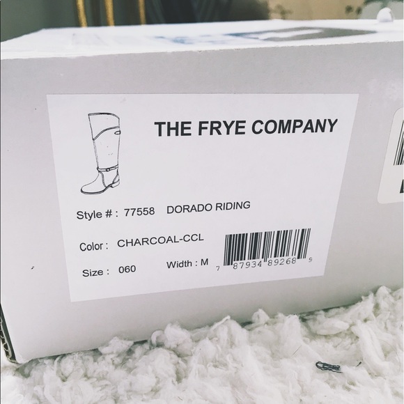 ⭐️Frye Dorado Riding Boot in Charcoal⭐️ - Picture 3 of 7