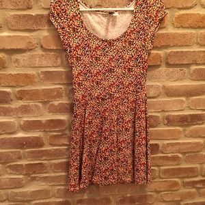 Floral stretch dress