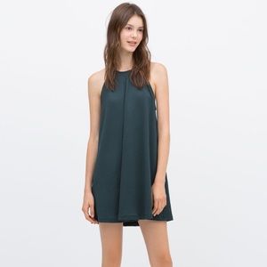 Zara Emerald Green Shift Dress