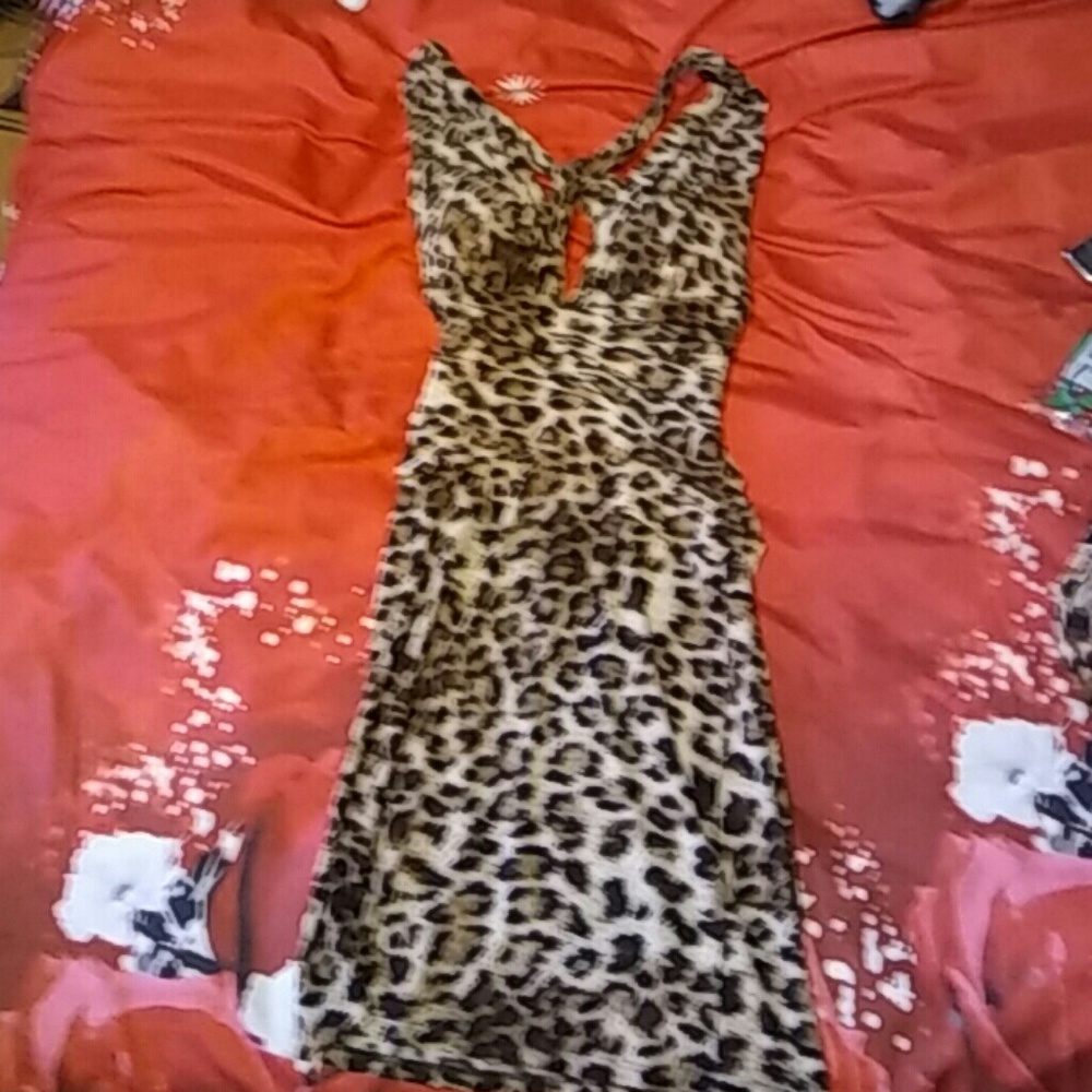 Criss cross back club dress