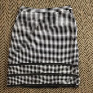 Timo Weiland with Banana Republic Gingham Skirt