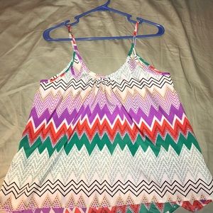Lush Patterned Tank Top