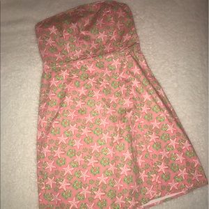 Strapless Vineyard Vines Starfish Dress