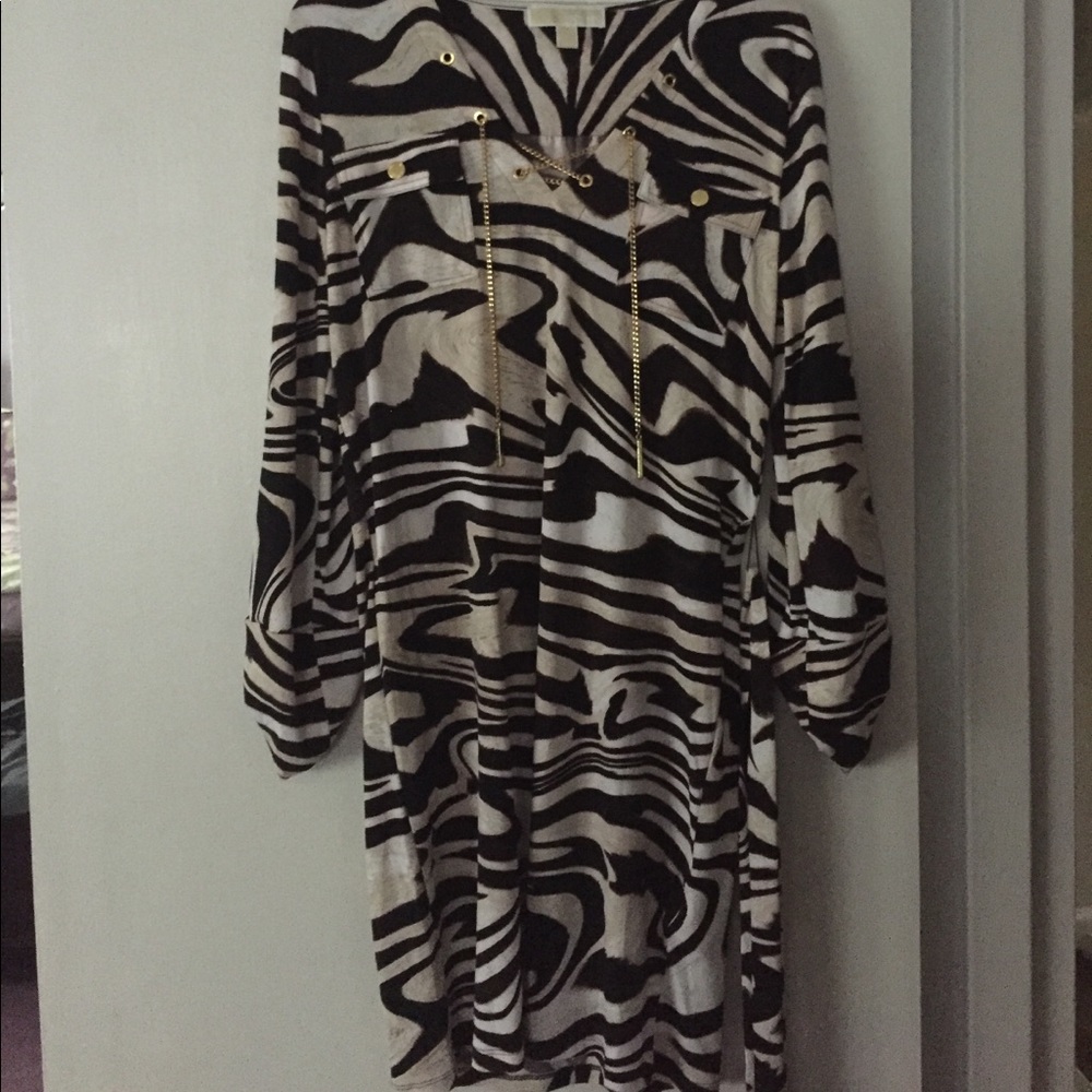 Michael Kors zebra print dress