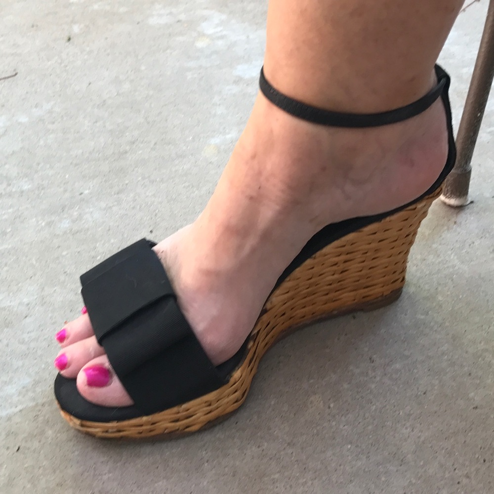 SALE!! ♥️ ♠️ Kate Spade Woven Straw Wedges ♠️