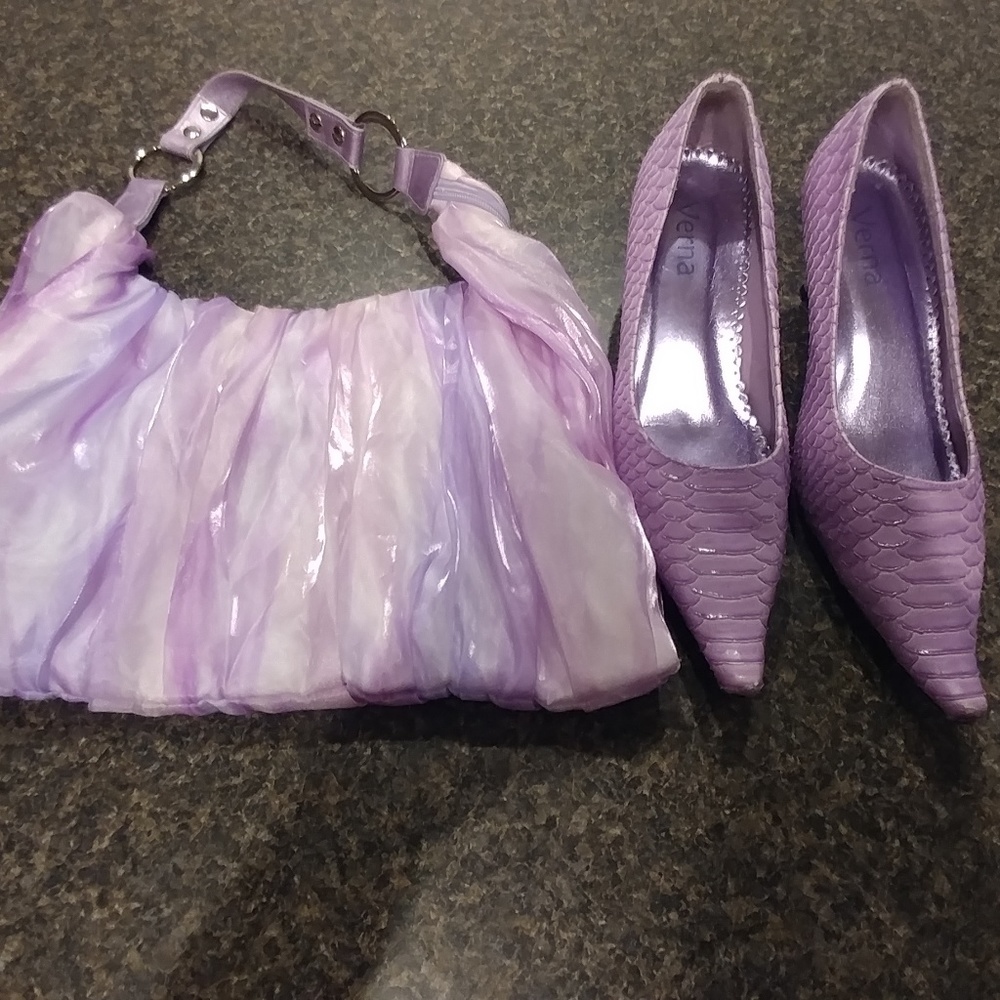 Sheer Purse and Pumps