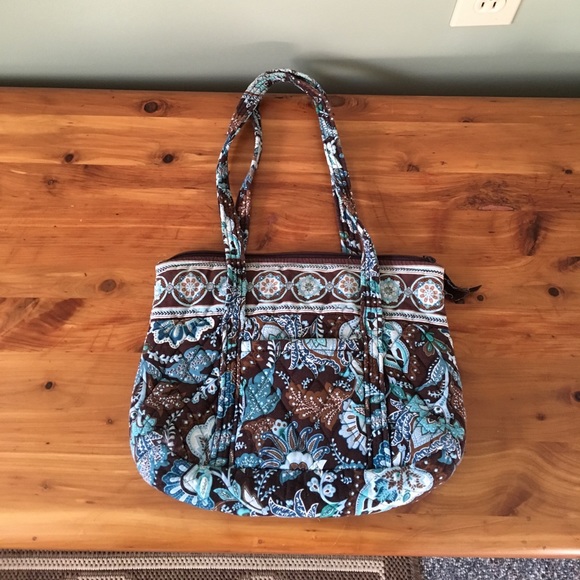 Vera Bradley Handbags - Vera Bradley Java Blue small purse