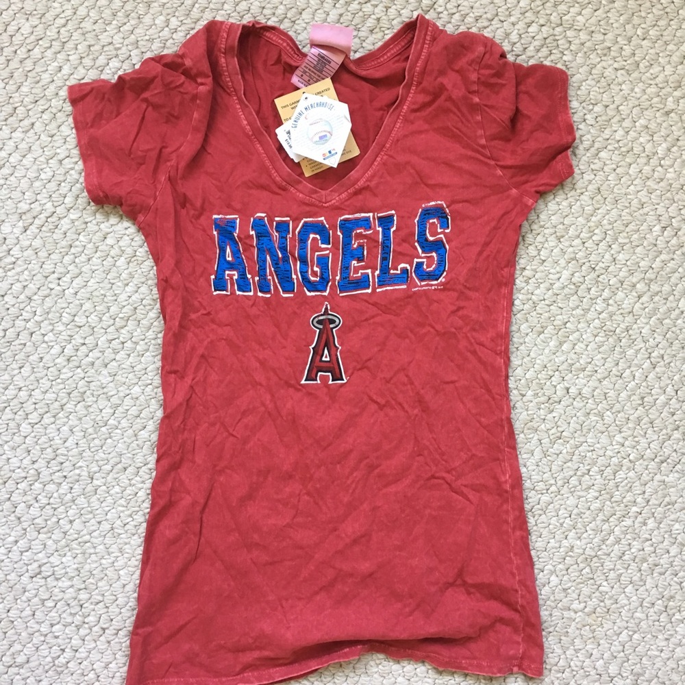 Los angeles Angels V neck shirt