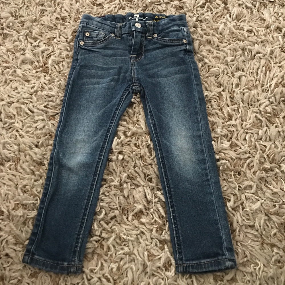 The ankle skinny, toddler 7 for all mankind jeans