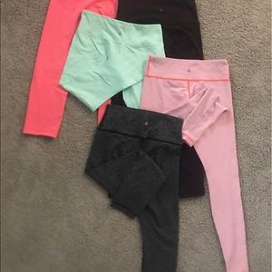 Lululemon Leggings - Set of 5 Pairs