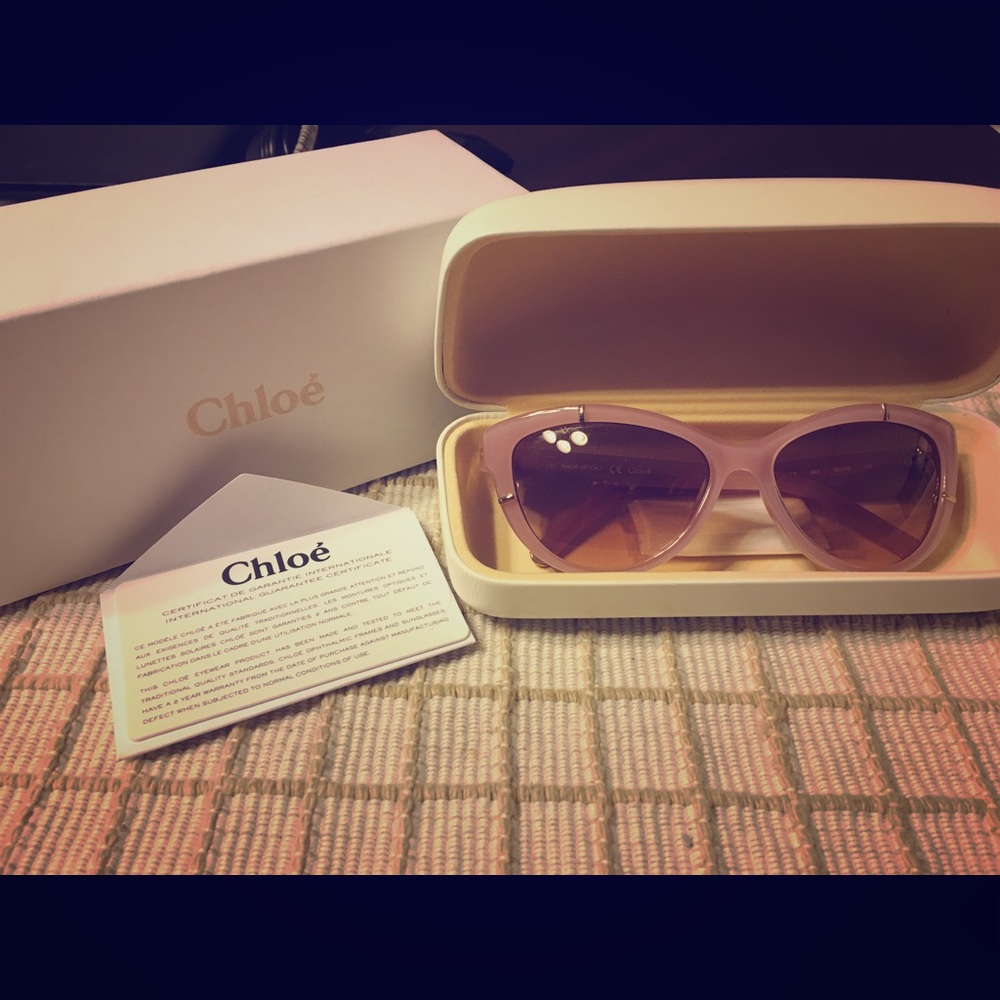 Pink Chloe women's sunglasses