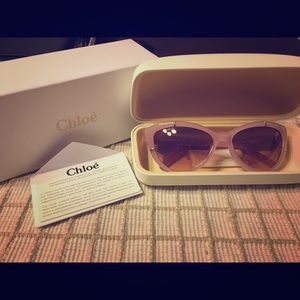 Pink Chloe women's sunglasses