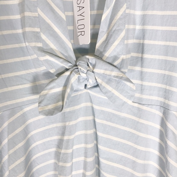 ✨sold✨ saylor • whitley stripe bow fit flare dress - Picture 8 of 8