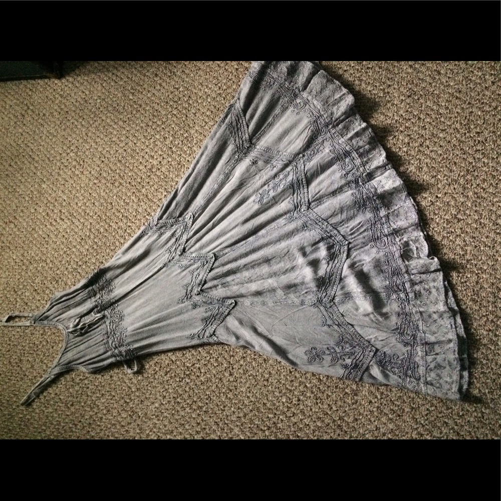 Gray vintage dress