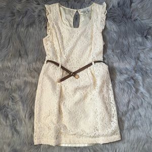Forever 21 cream lace dress