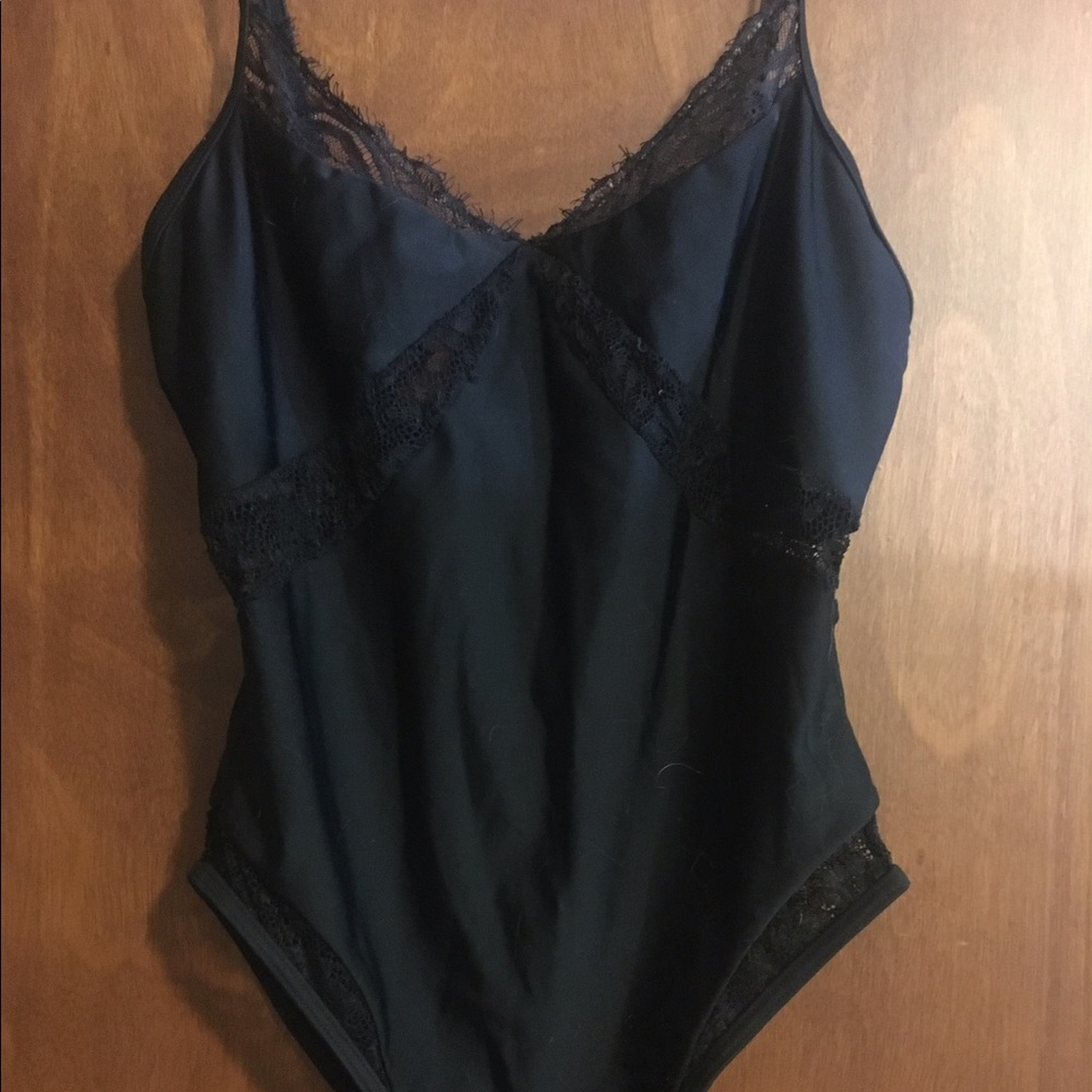 Wolf & Whistle Plunge Lace Swimsuit