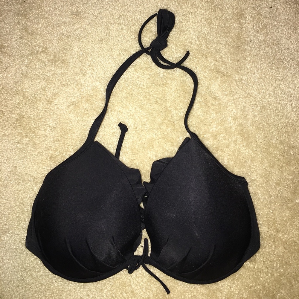 Victoria's Secret Black Padded Top 34DD