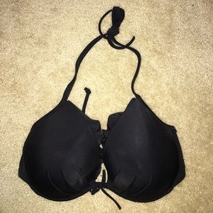 Victoria's Secret Black Padded Top 34DD