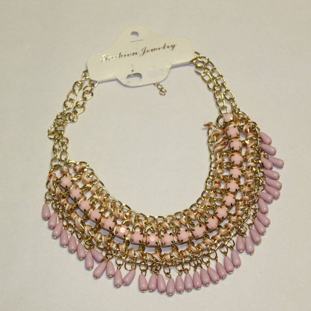 Beaded Bib Necklace