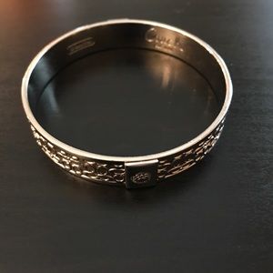 Coach Silver Bangle Bracelet