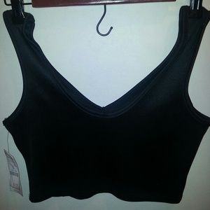 Black Crop Top
