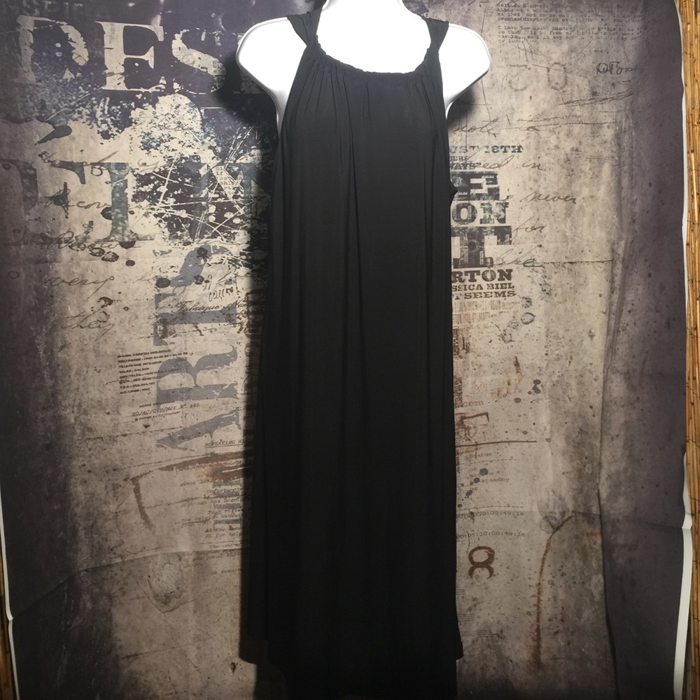 sophisticated maxi black dress 18 W by MSK 🌸SALE