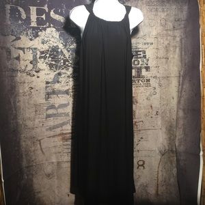 sophisticated maxi black dress 18 W by MSK 🌸SALE