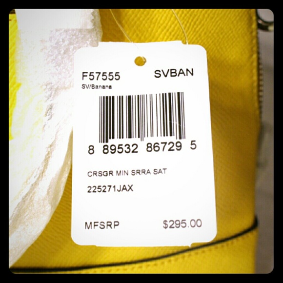 COACH Crossgrain Mini Sierra Satchel Handbag - Picture 5 of 8