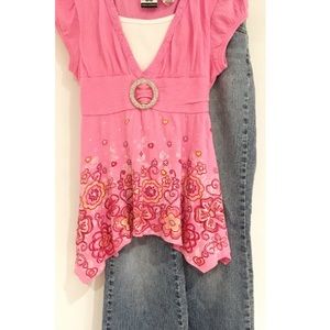 Lizzie Mcguire inspired duo top & bottoms