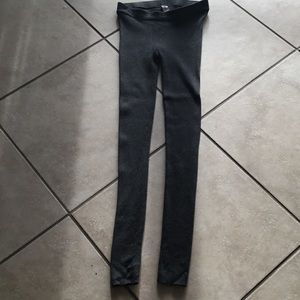 NWOT Grey Ribbed Leggings
