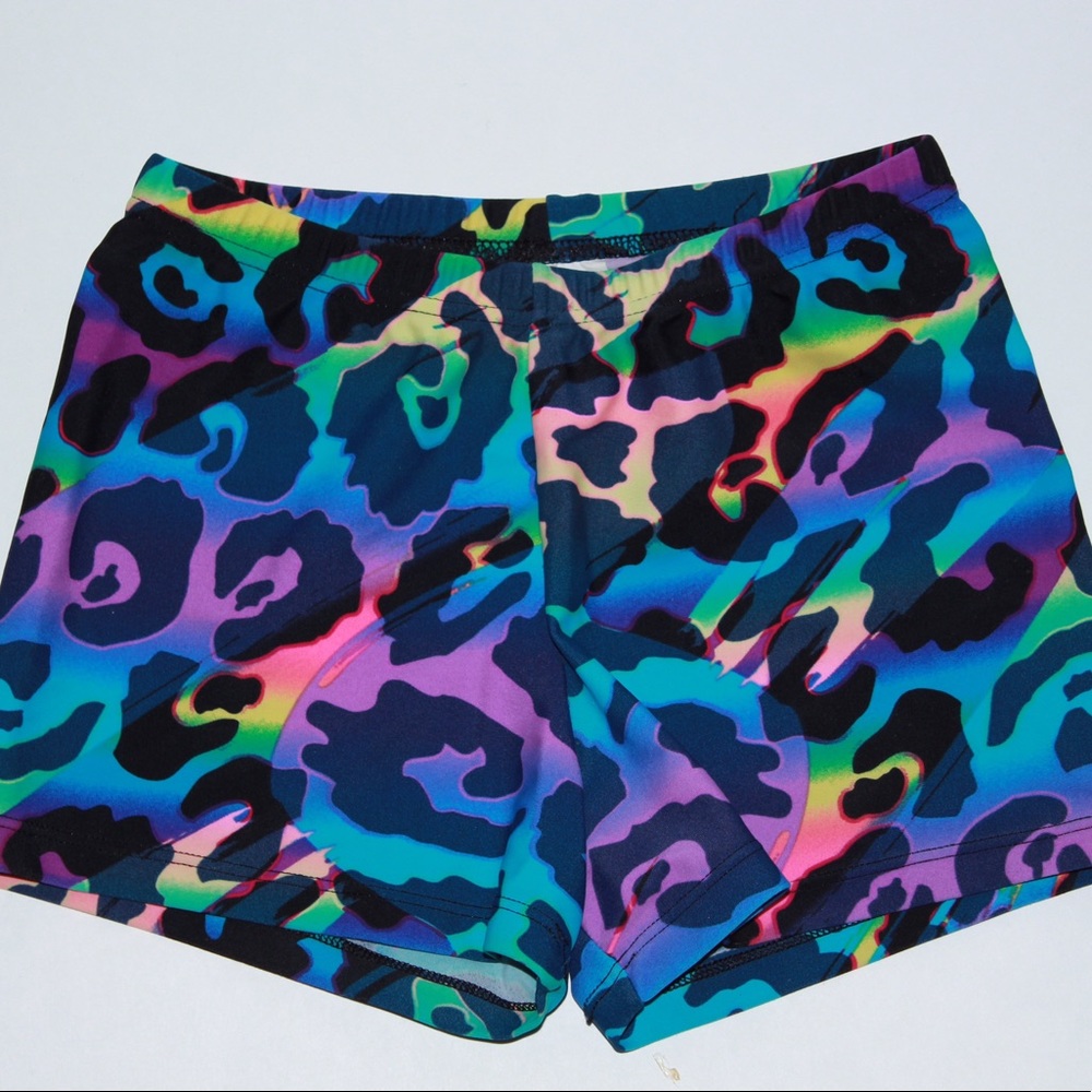 Rainbow Leopard Print Spandex