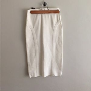 Bebe Body Con Midi Skirt