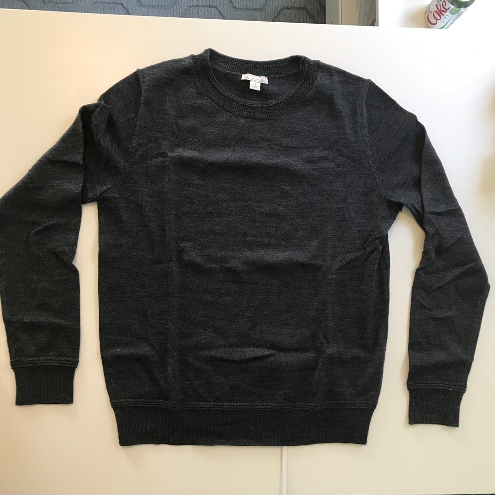 Gap Extra Fine Wool Sweater, Heather Gray - Small